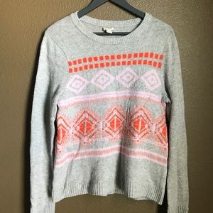 J.Crew fair isle wool blend sweater